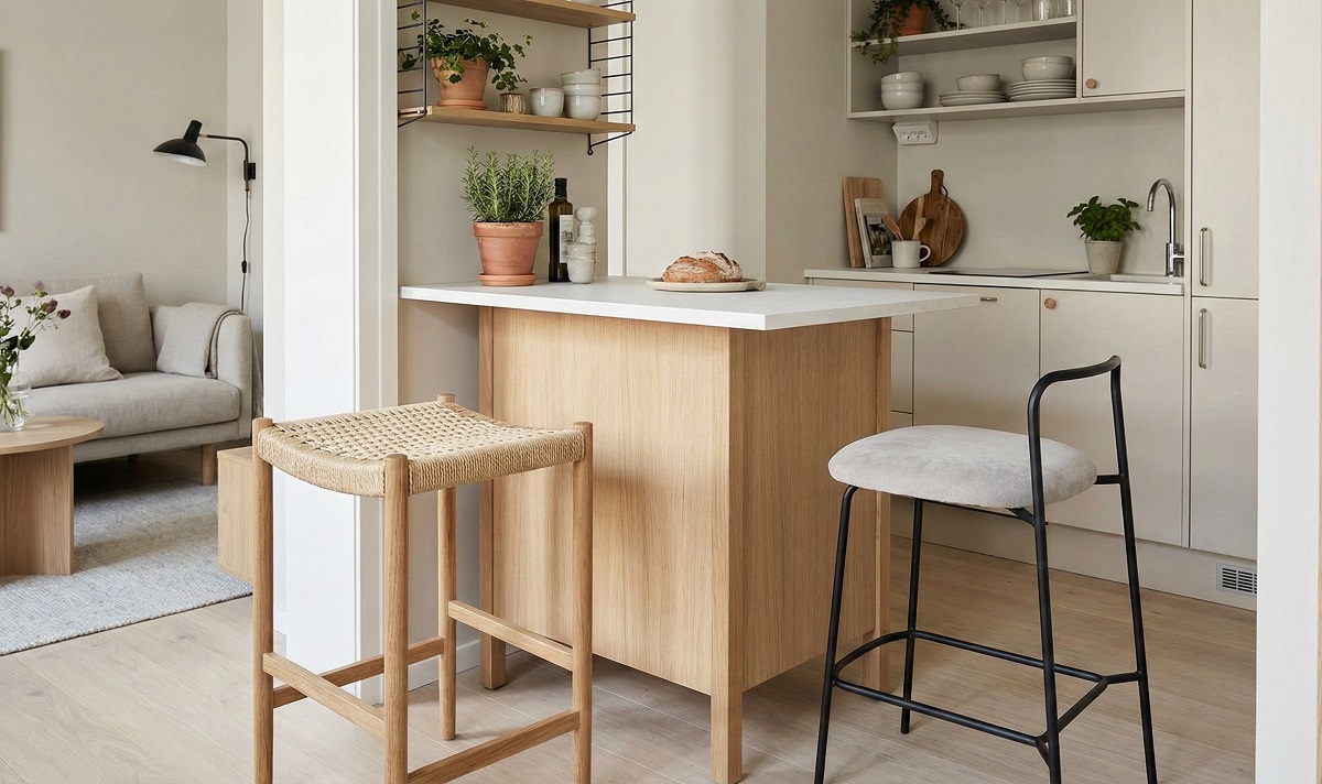 Hokery do kuchni – praktyczny i stylowy dodatek do małych mieszkań